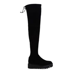 New! Stuart Weitzman Chalet Over-The-Knee Suede Black Boots